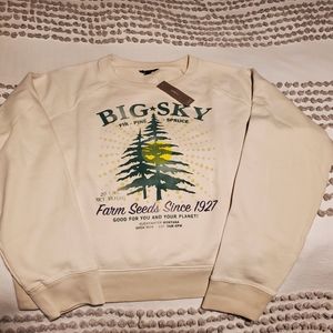 J Crew Big Sky sweatshirt in original cotton terry